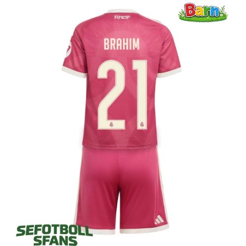 Real Madrid Brahim Diaz #21 Tredjeställ Barn 2026-27 Kortärmad (+ Korta byxor)